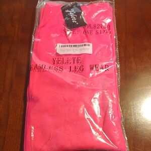 Yelete Bright Pink Seamless Leg Wear